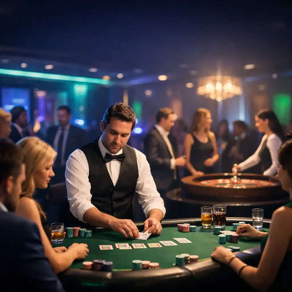 Event casino z pokerem i ruletką